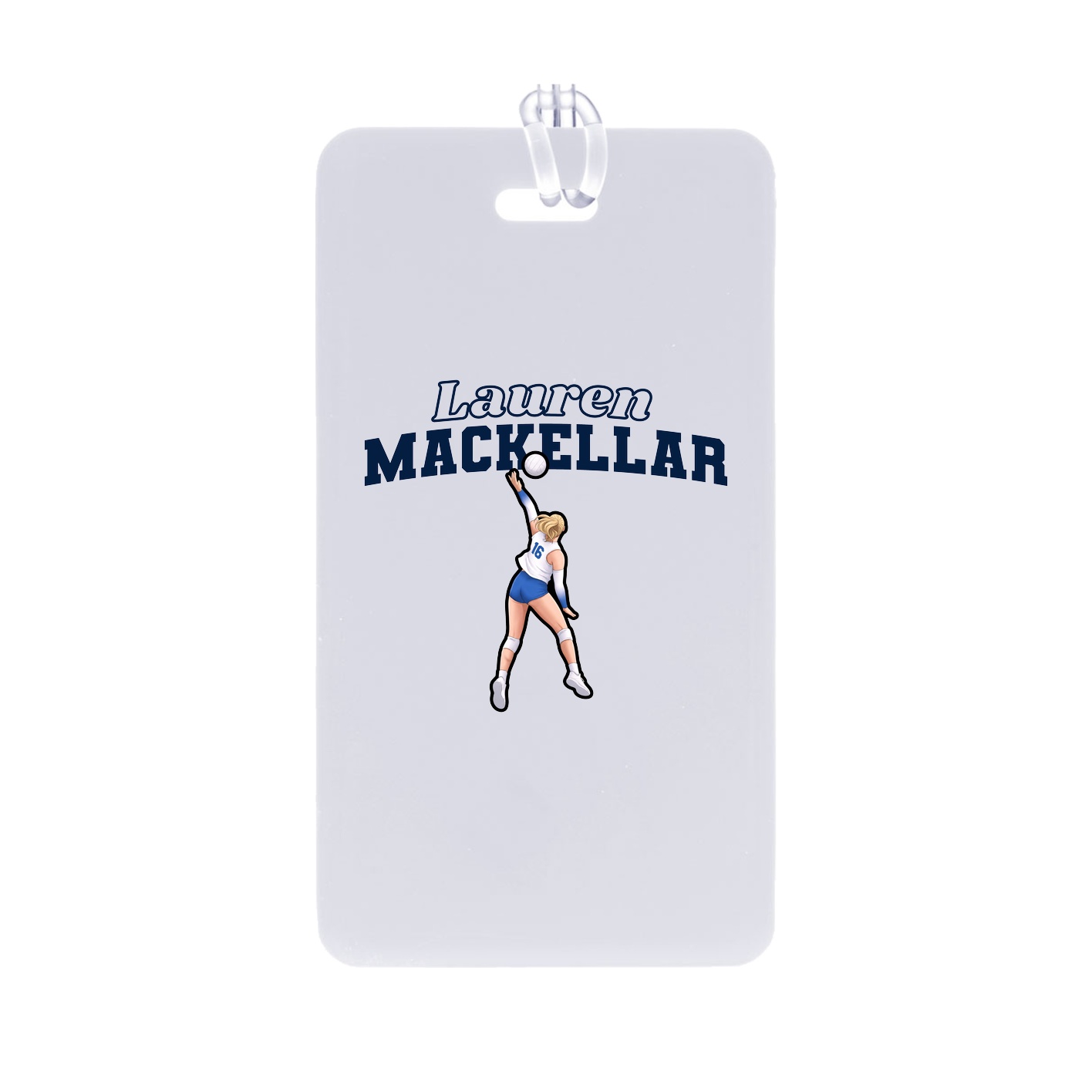 Bag Tag — Name Arch in Classic