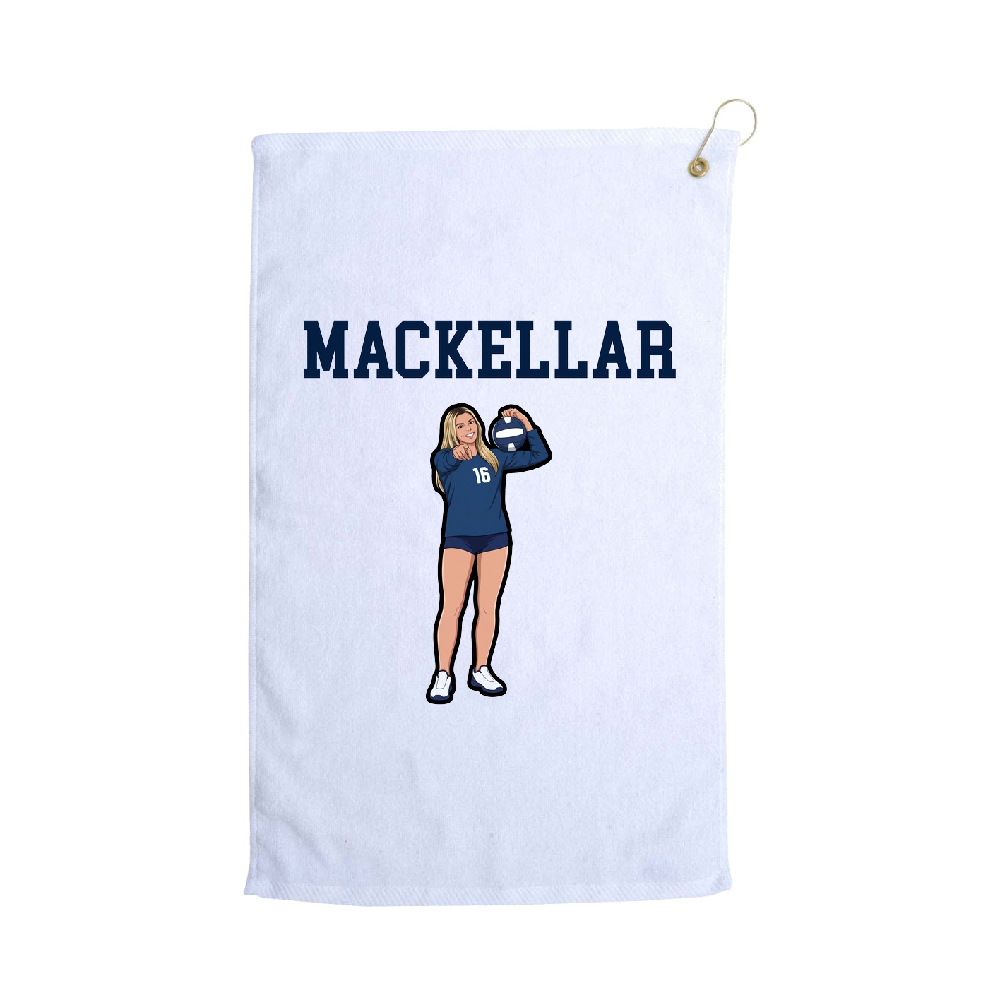 Golf Towel — Shirsey in White