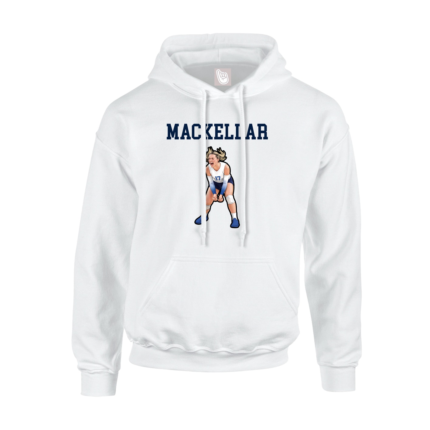 Hoodie — Shirsey in White
