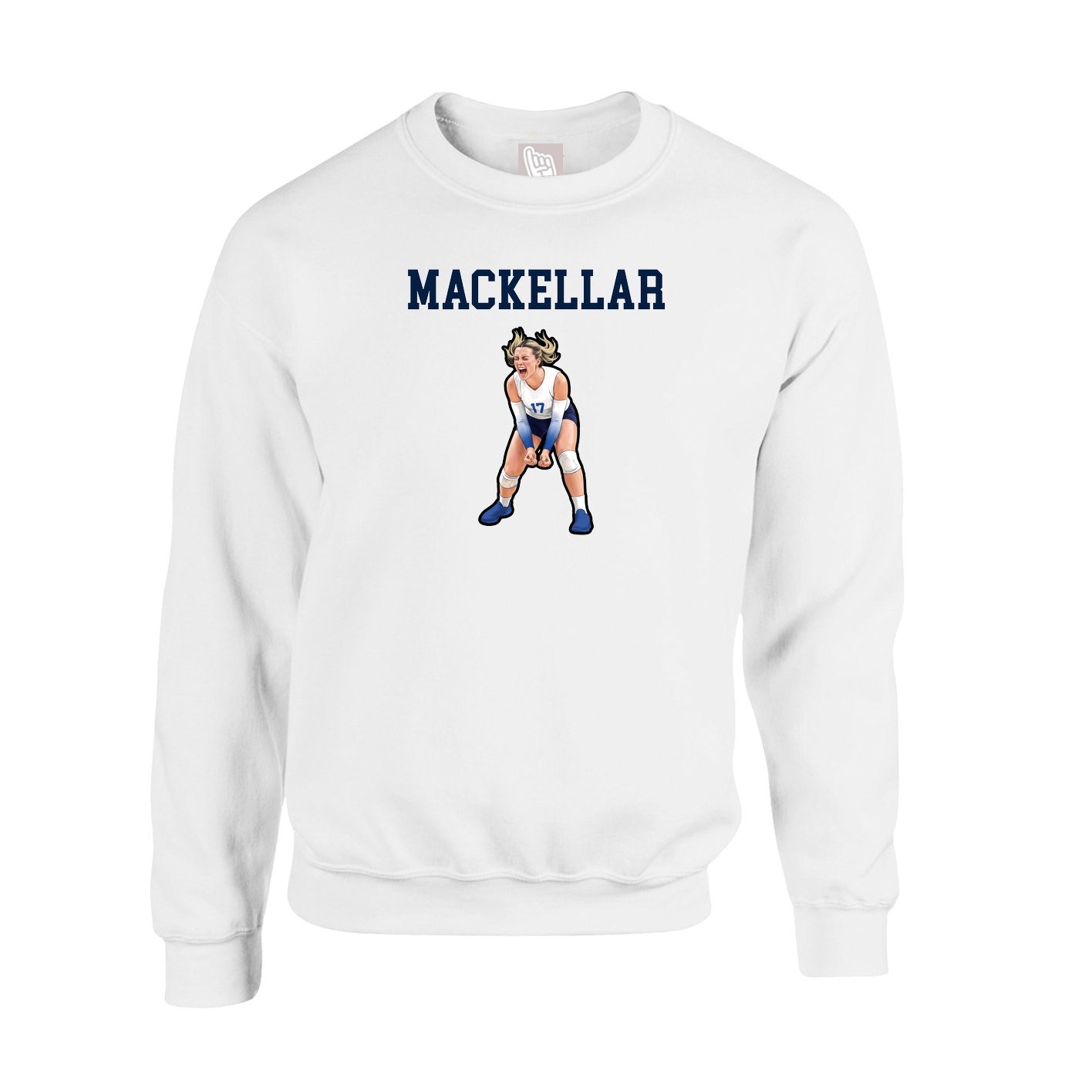 Fleece Crew — Shirsey in White