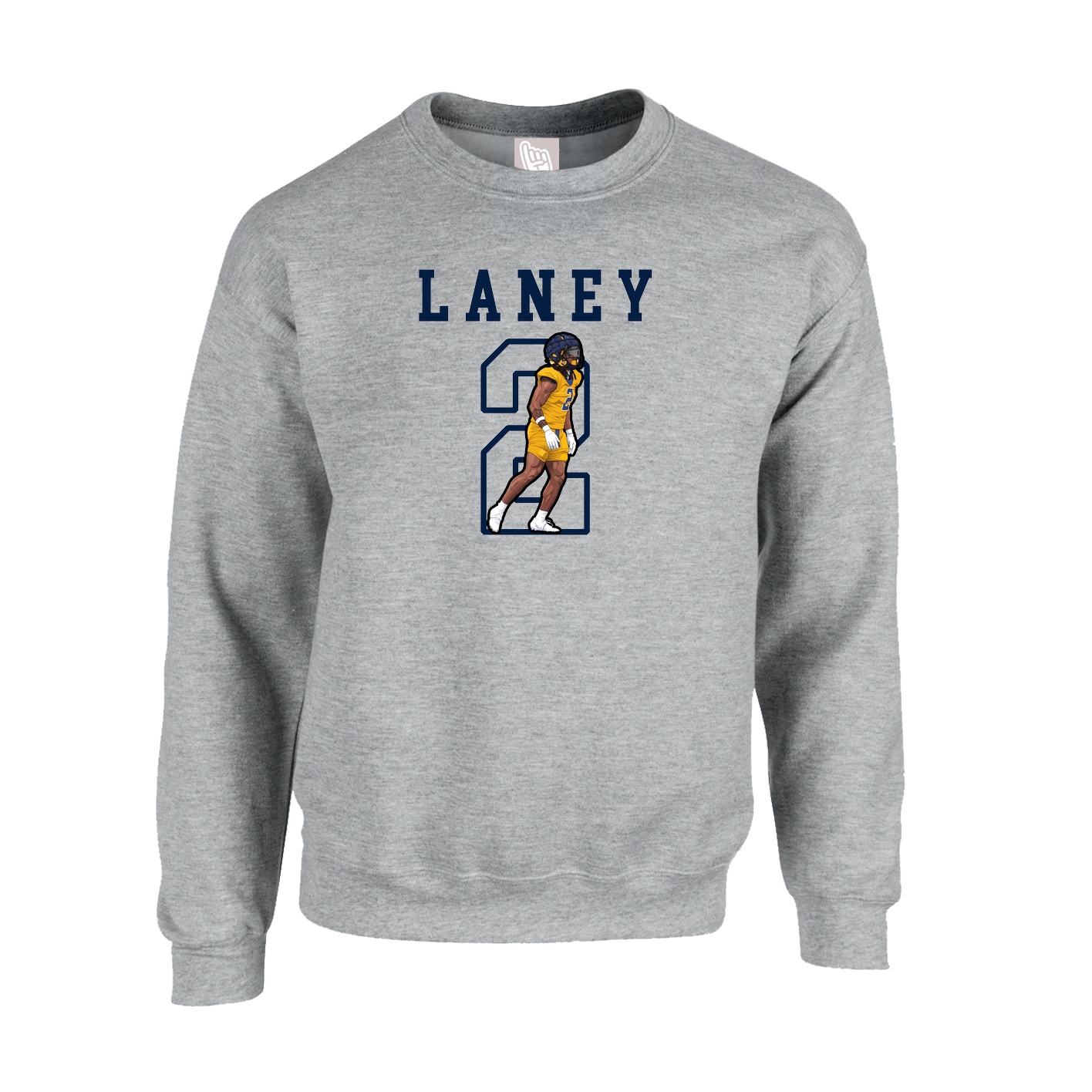 Fleece Crew — Shirsey in Grey