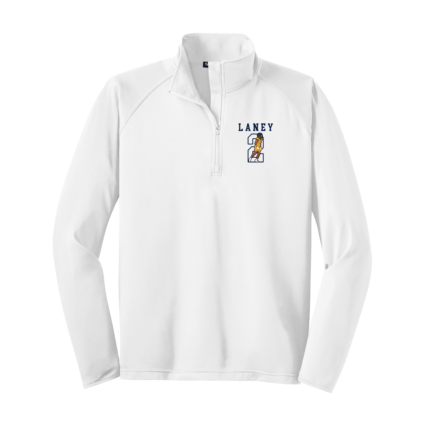 Q-Zip Pullover — Shirsey in White