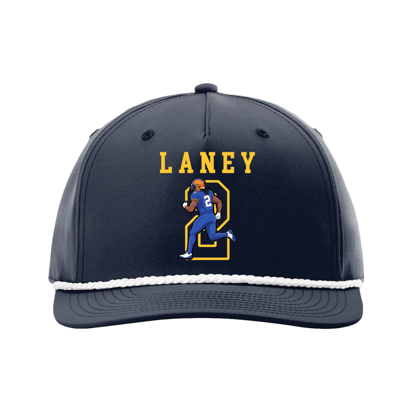 Five-Panel Classic Rope Cap — Shirsey in Navy