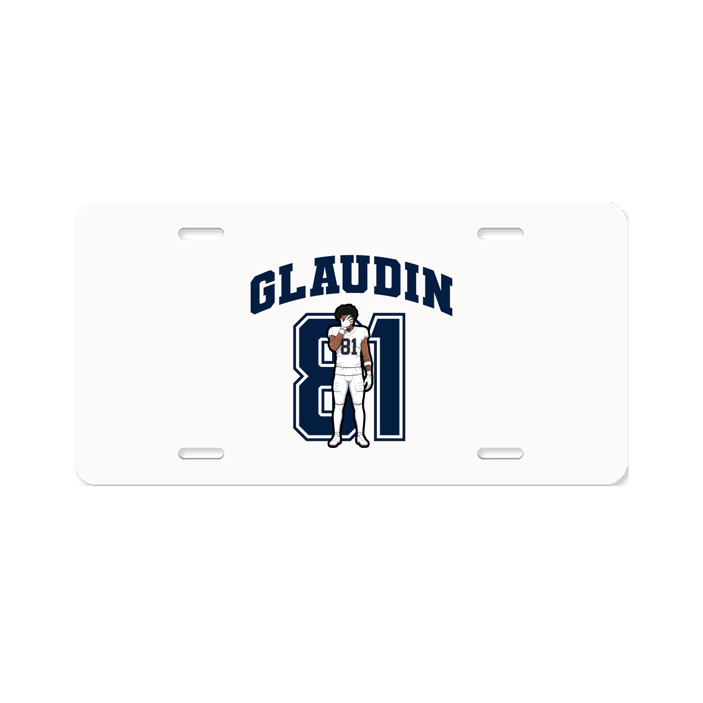 License Plate — Number in Classic
