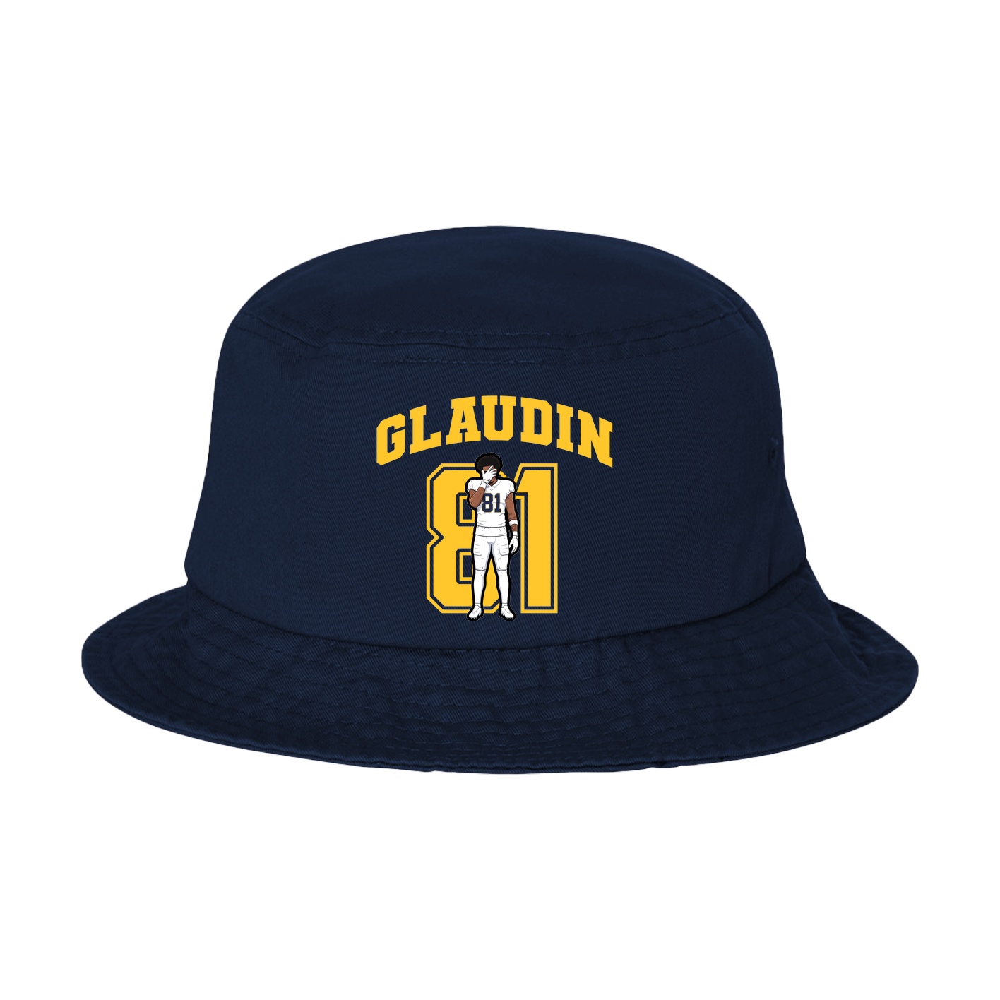 Bucket Cap — Number in Navy