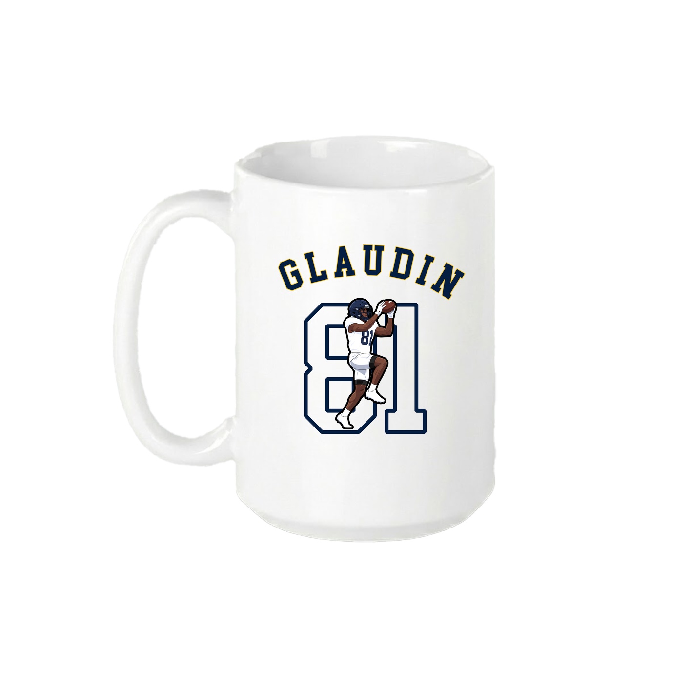 15oz Coffee Mug — Shirsey Arch in White
