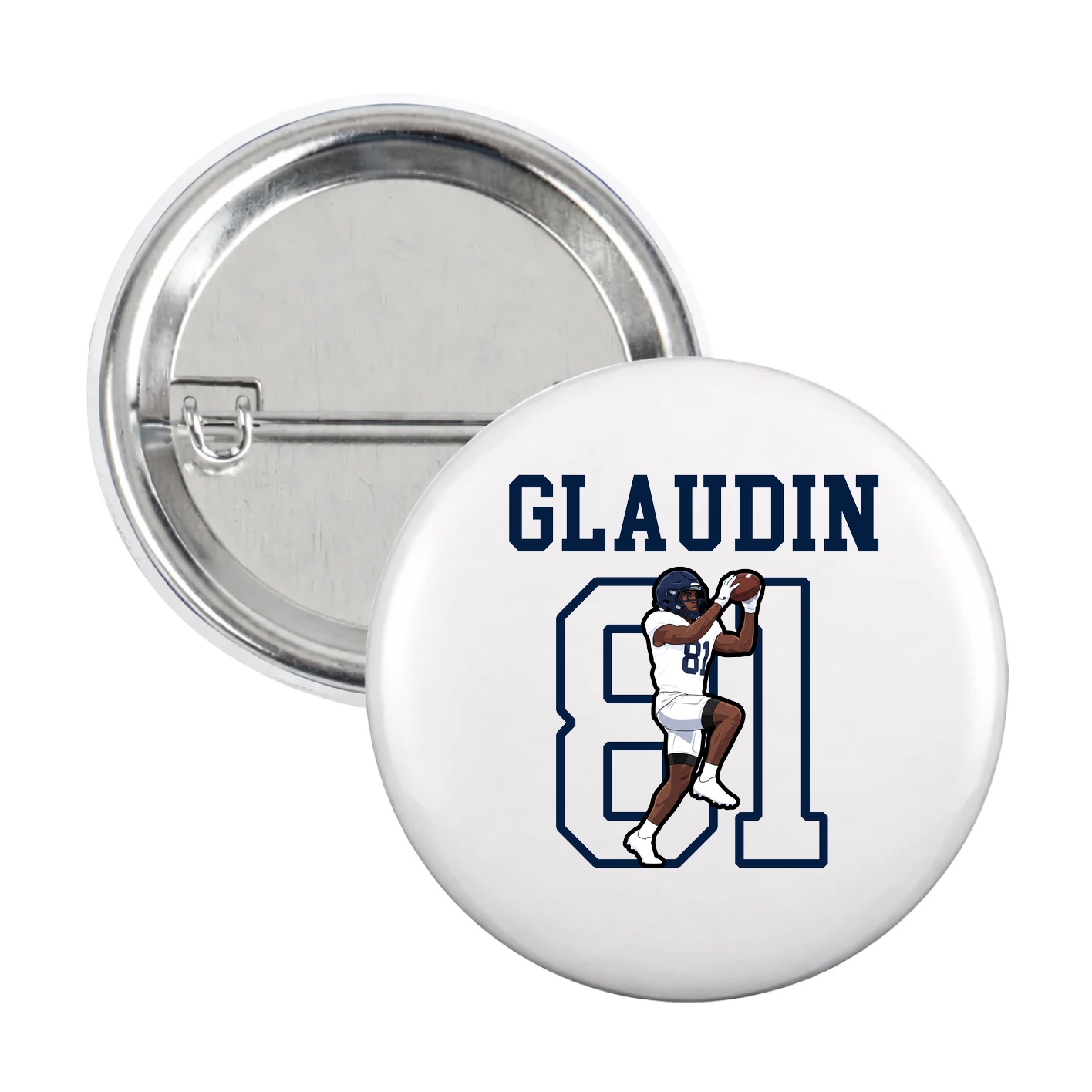 Game Day Button — Shirsey in White