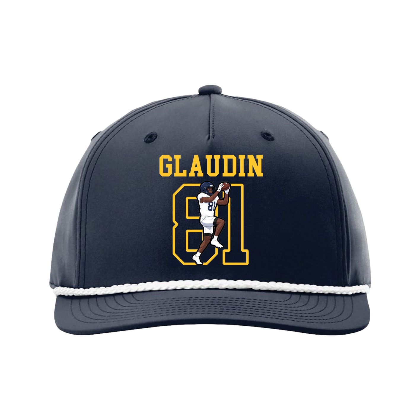 Five-Panel Classic Rope Cap — Shirsey in Navy