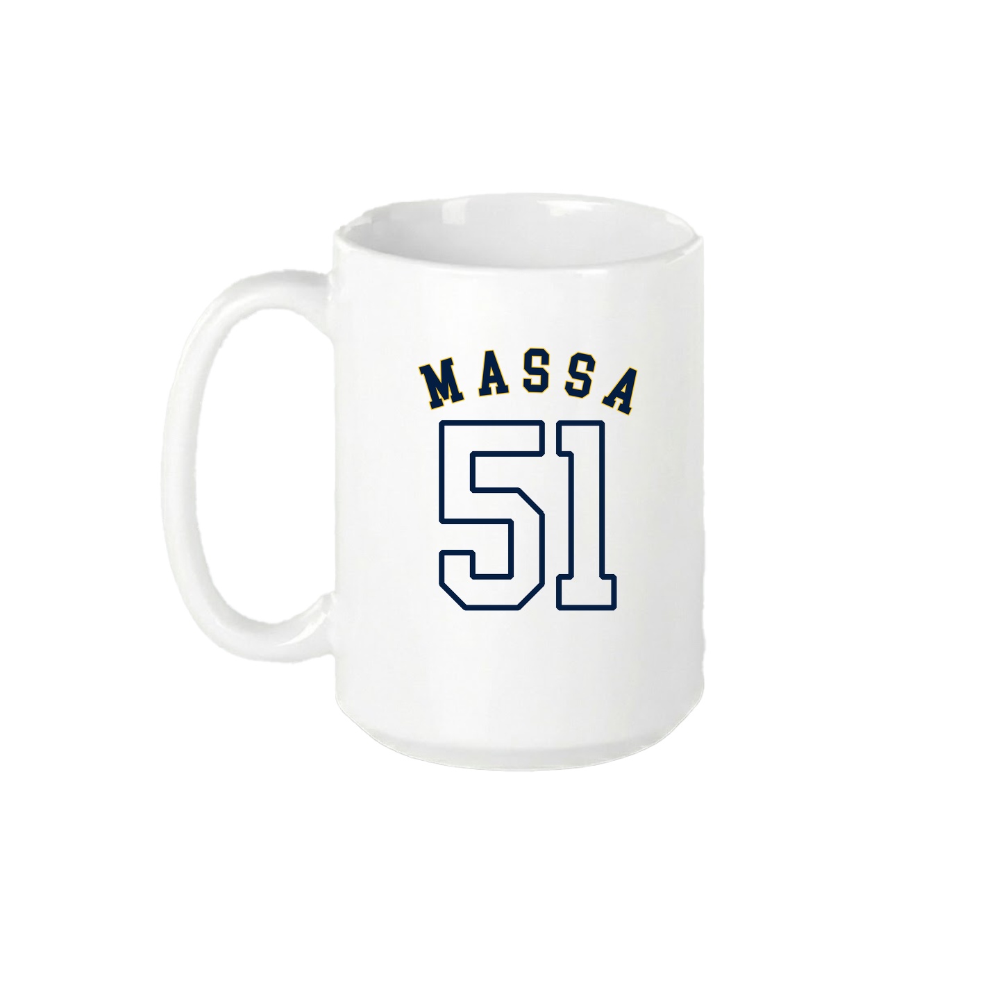 15oz Coffee Mug — Shirsey Arch in White