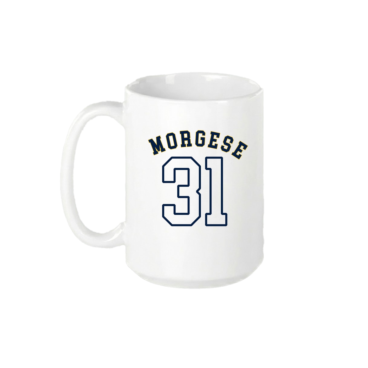 15oz Coffee Mug — Shirsey Arch in White