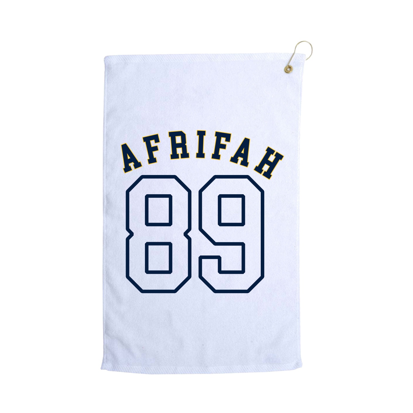 Golf Towel — Shirsey Arch in White