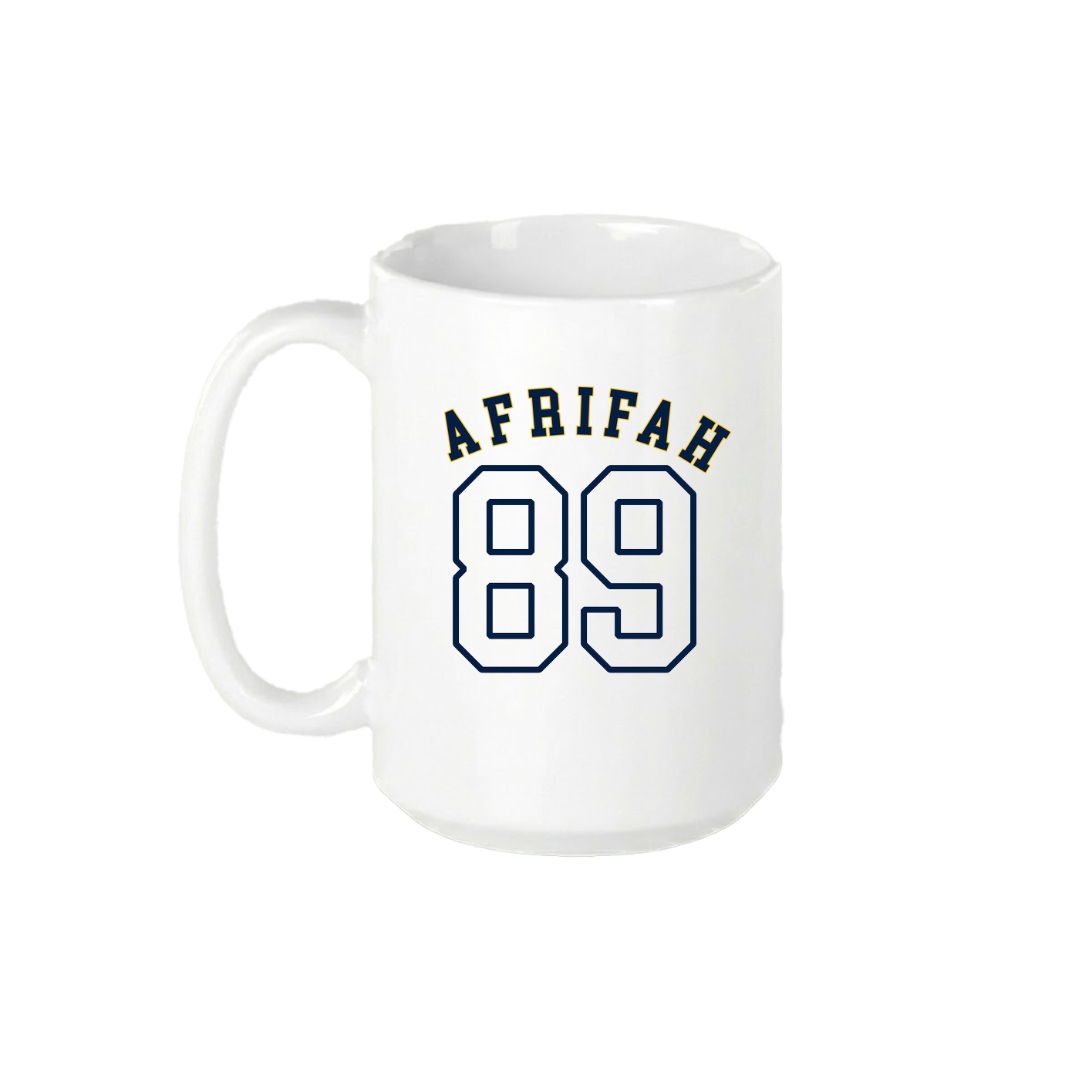 15oz Coffee Mug — Shirsey Arch in White