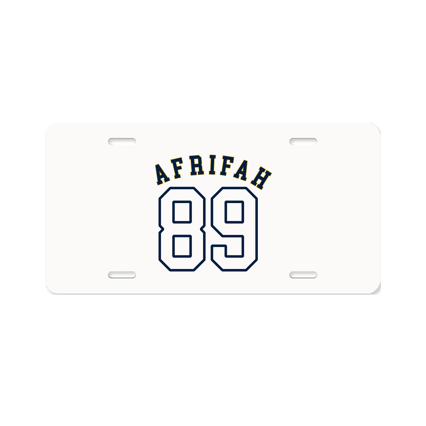 License Plate — Shirsey Arch in Classic