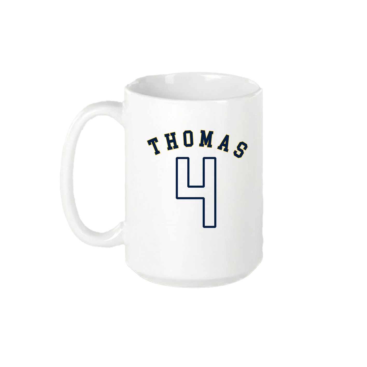 15oz Coffee Mug — Shirsey Arch in White