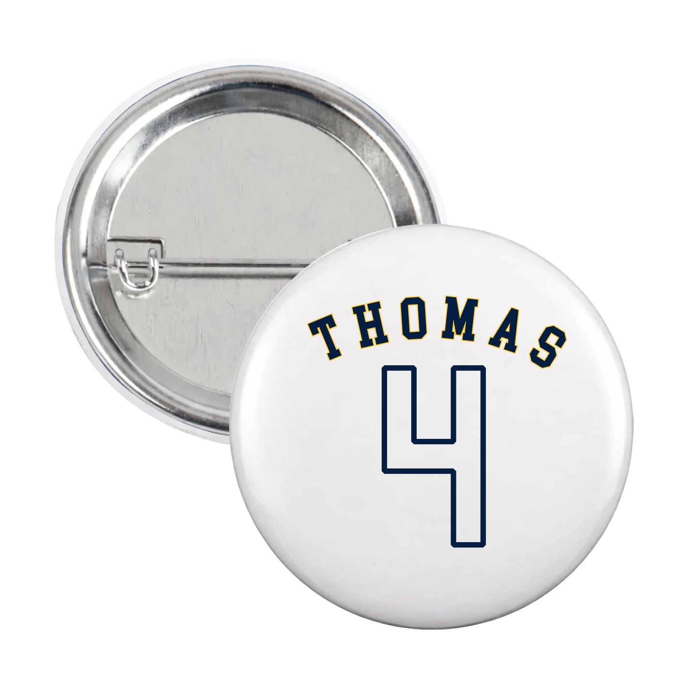 Game Day Button — Shirsey Arch in White