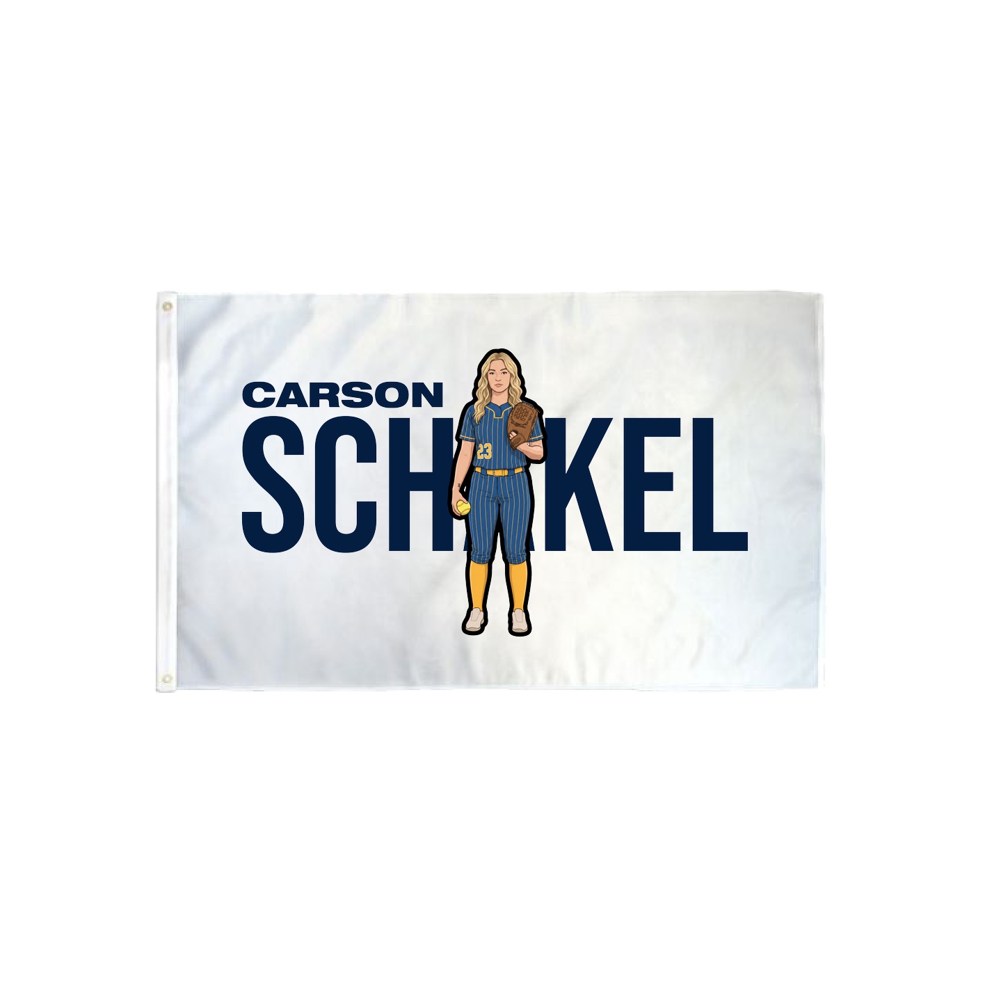 3x5 Flag — Player Name in Classic