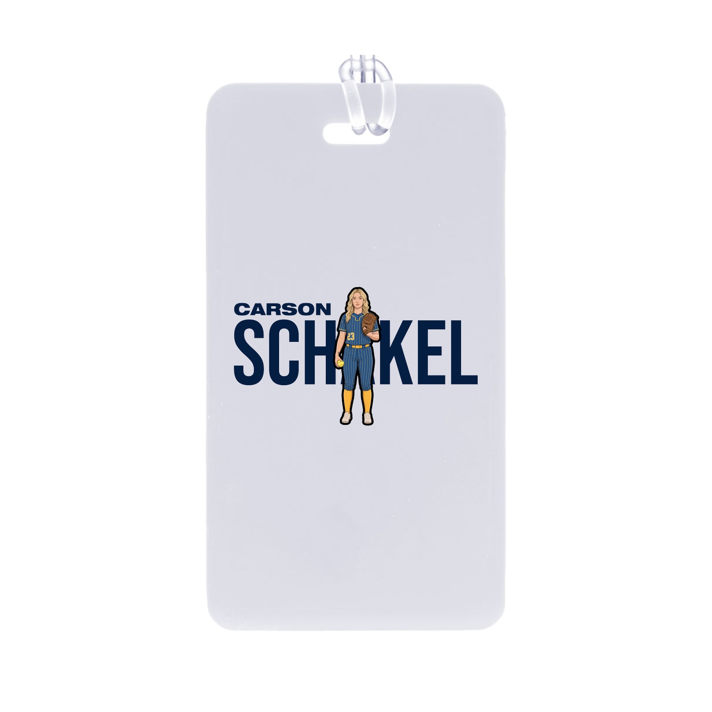 Bag Tag — Player Name in Classic