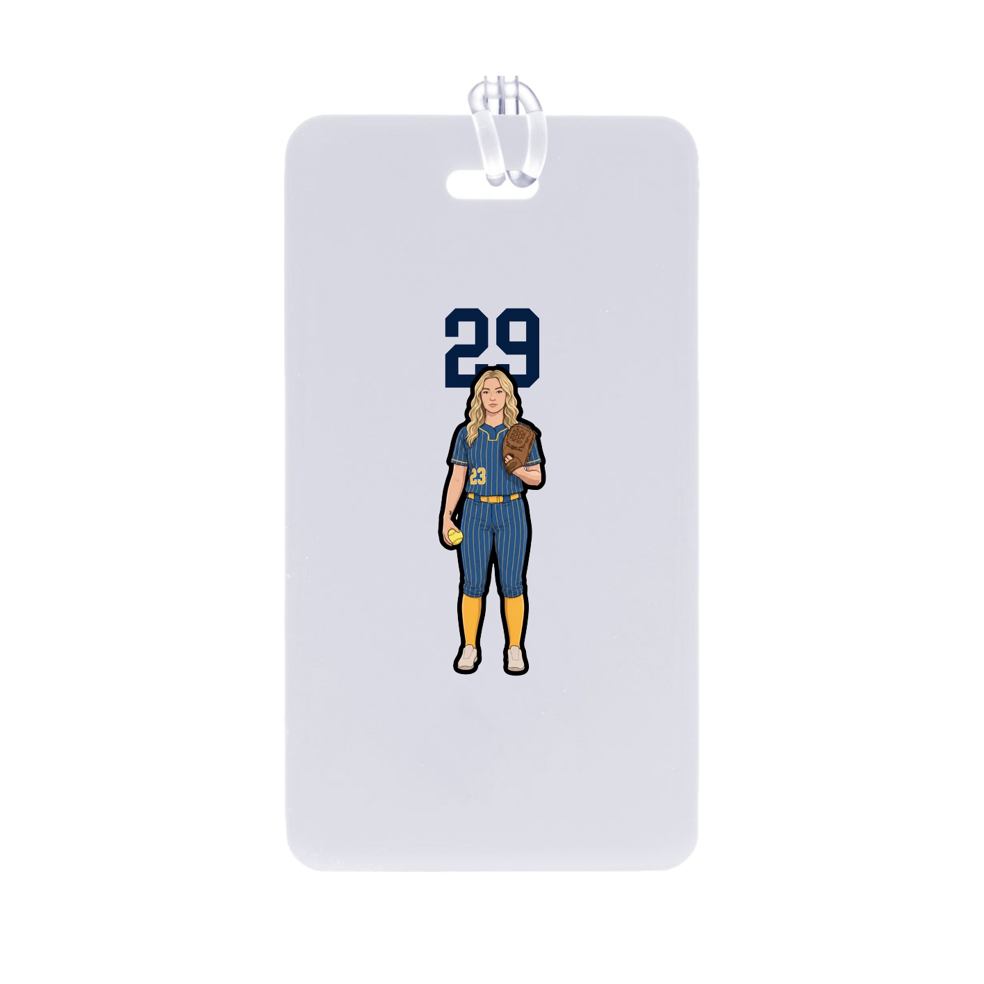 Bag Tag — Number Top in Classic