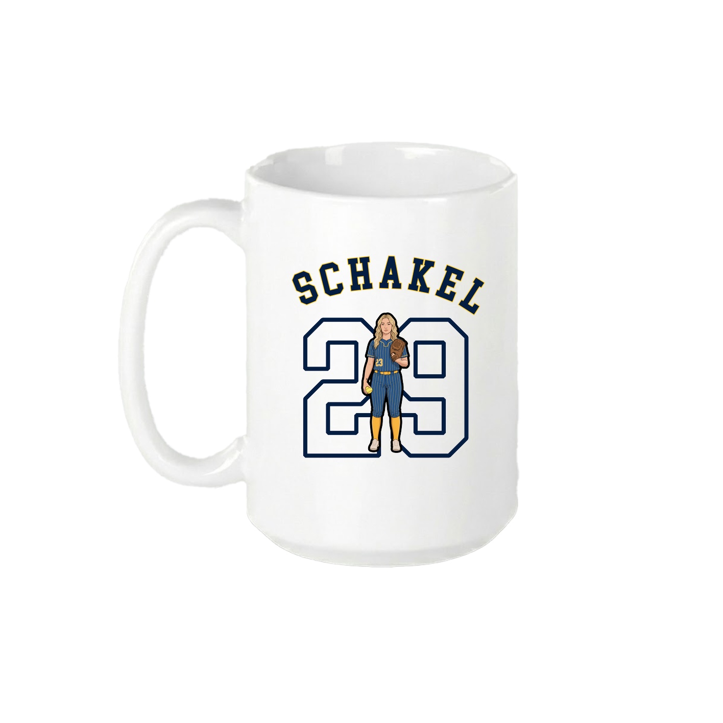 15oz Coffee Mug — Shirsey Arch in White