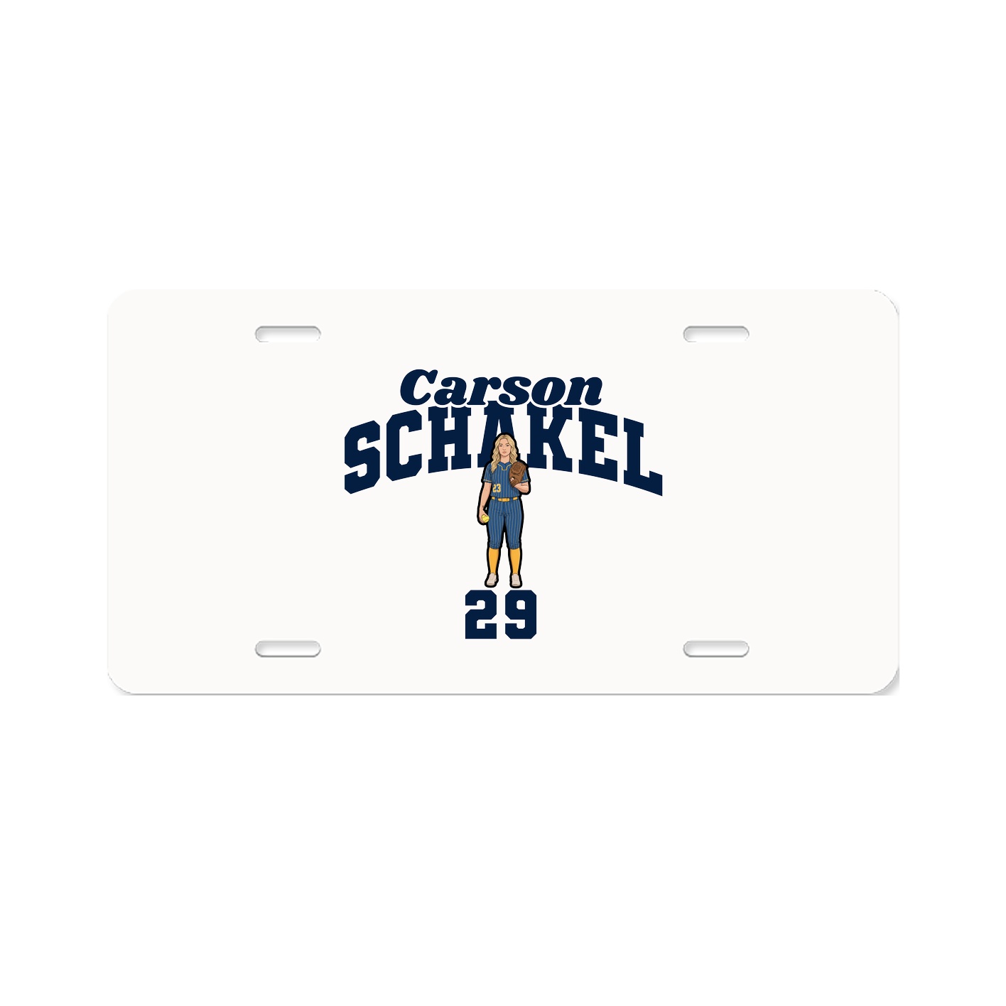 License Plate — Signature Arch in Classic