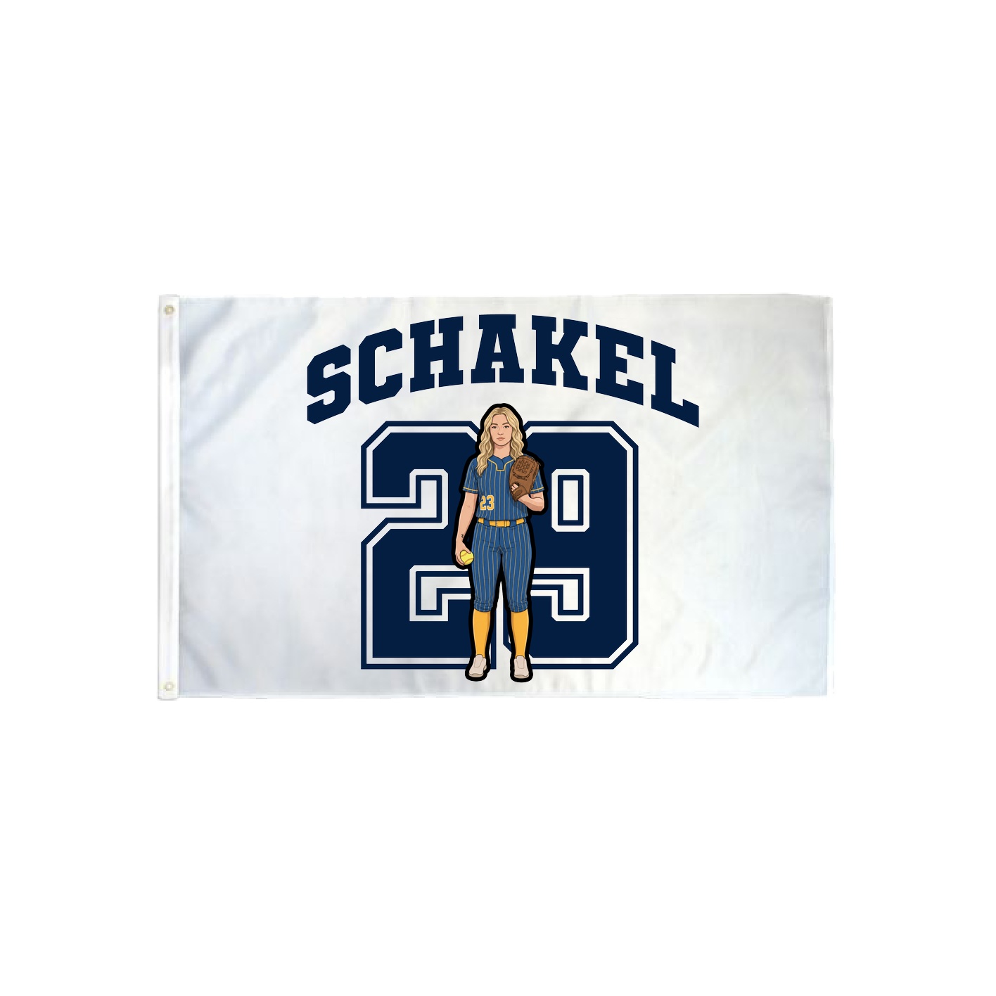 3x5 Flag — Number in Classic