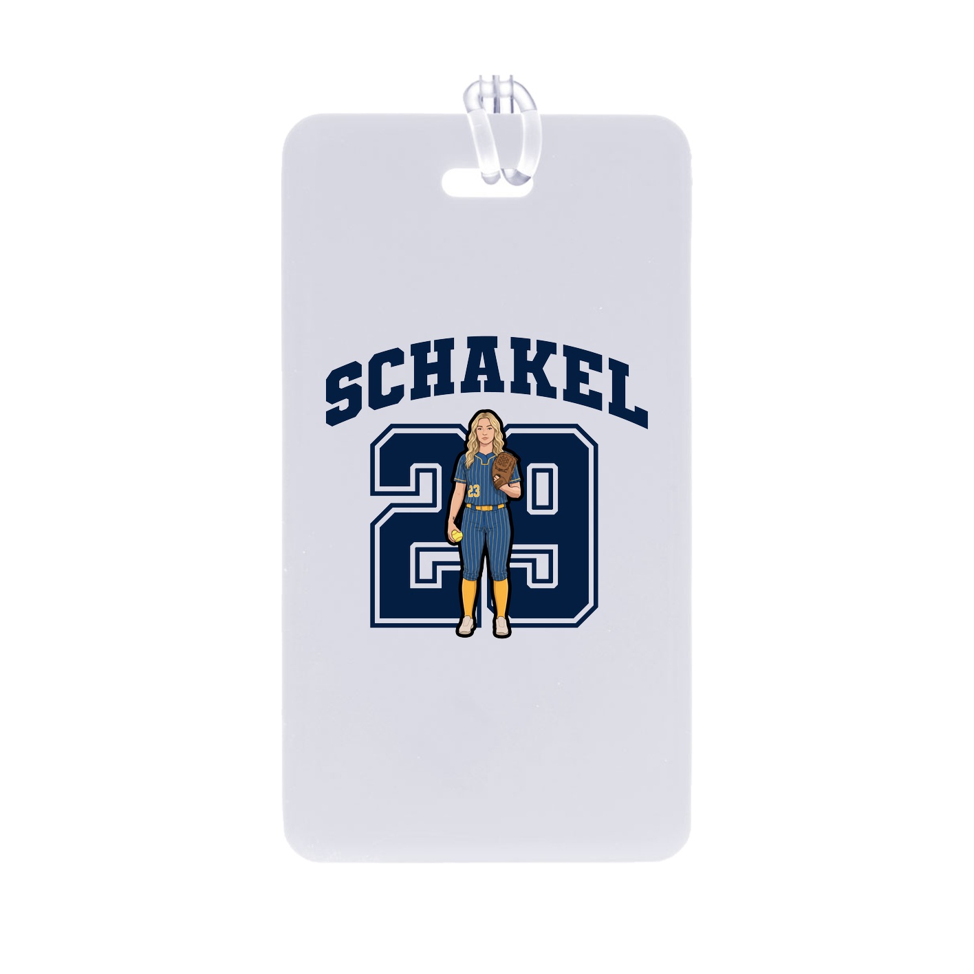 Bag Tag — Number in Classic