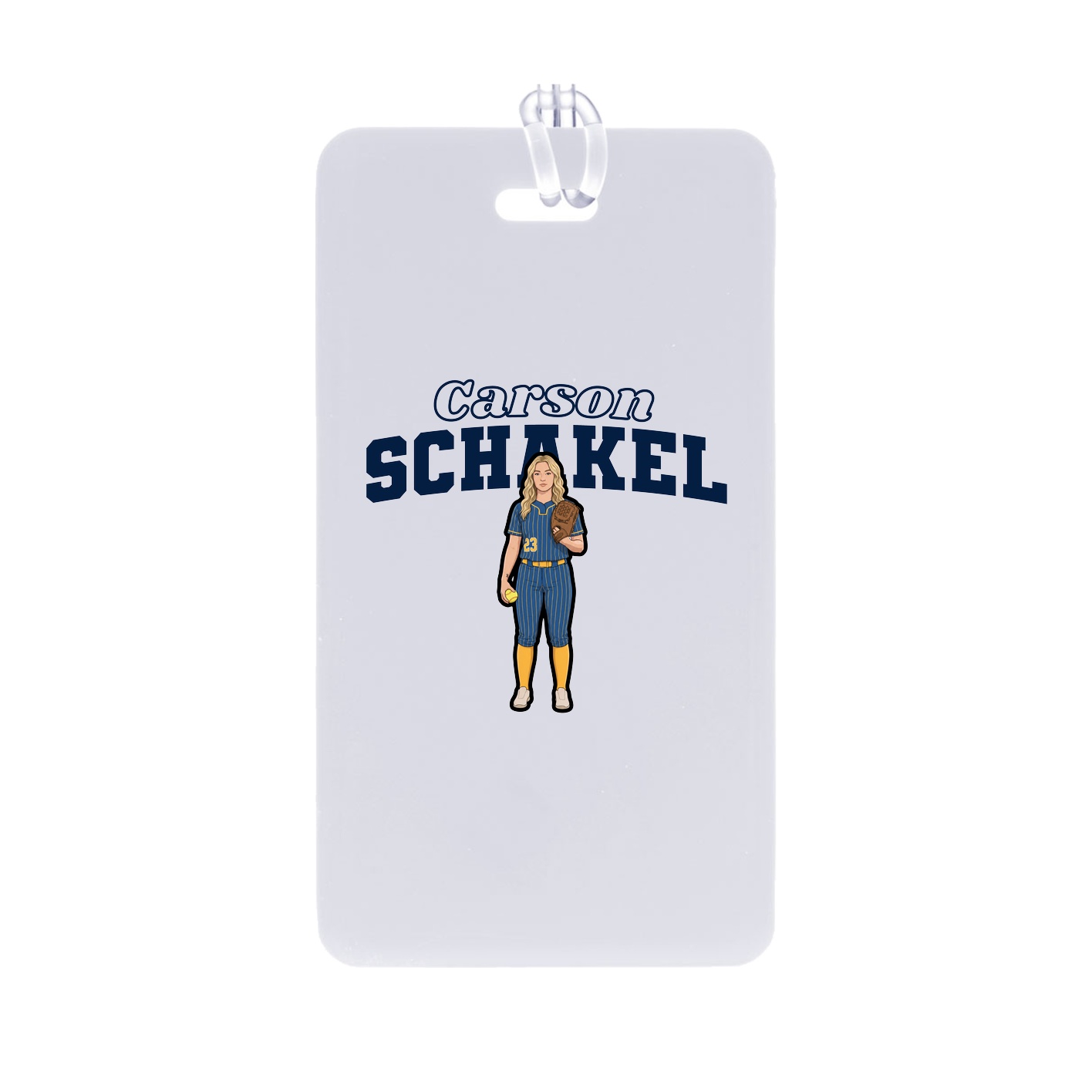 Bag Tag — Name Arch in Classic