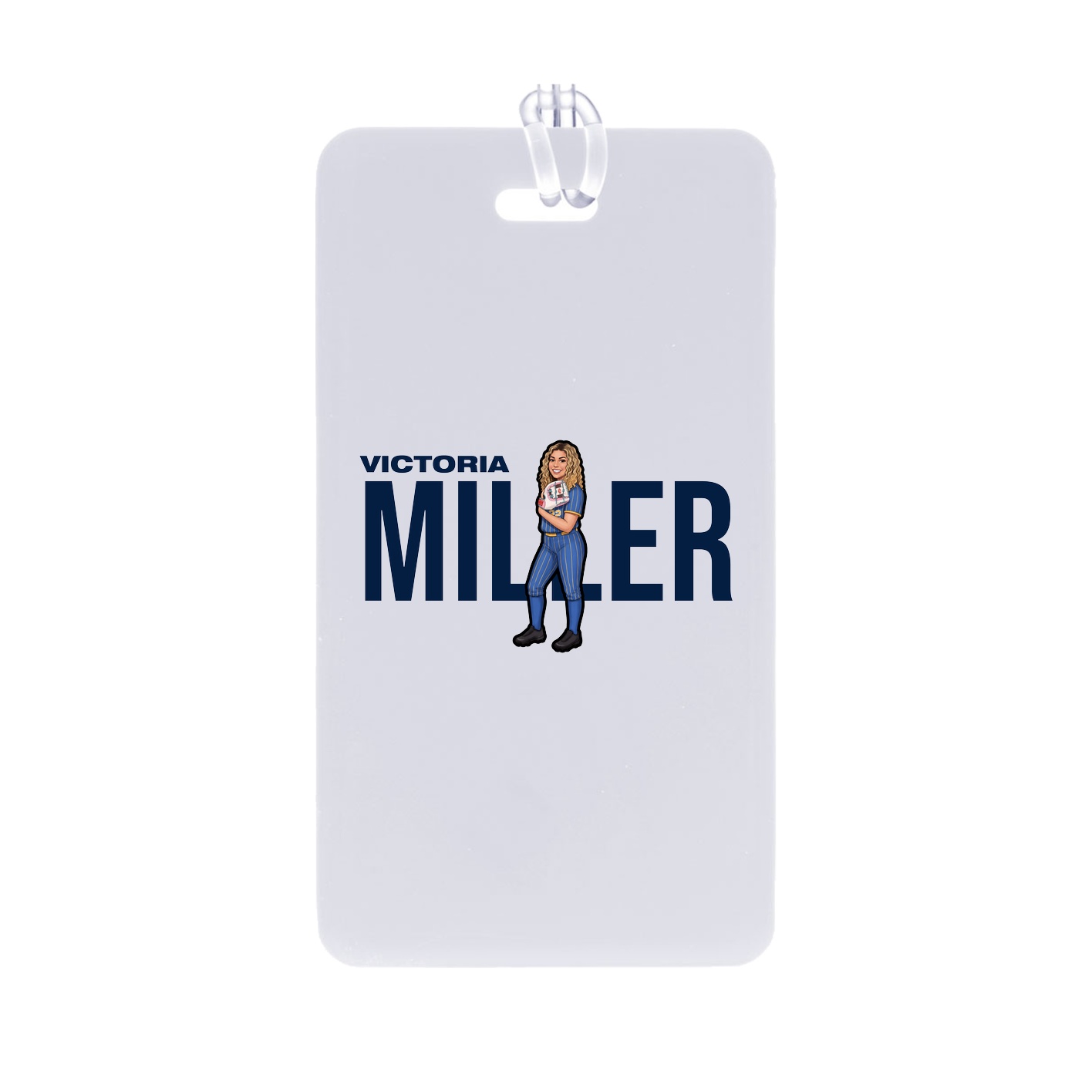 Bag Tag — Player Name in Classic