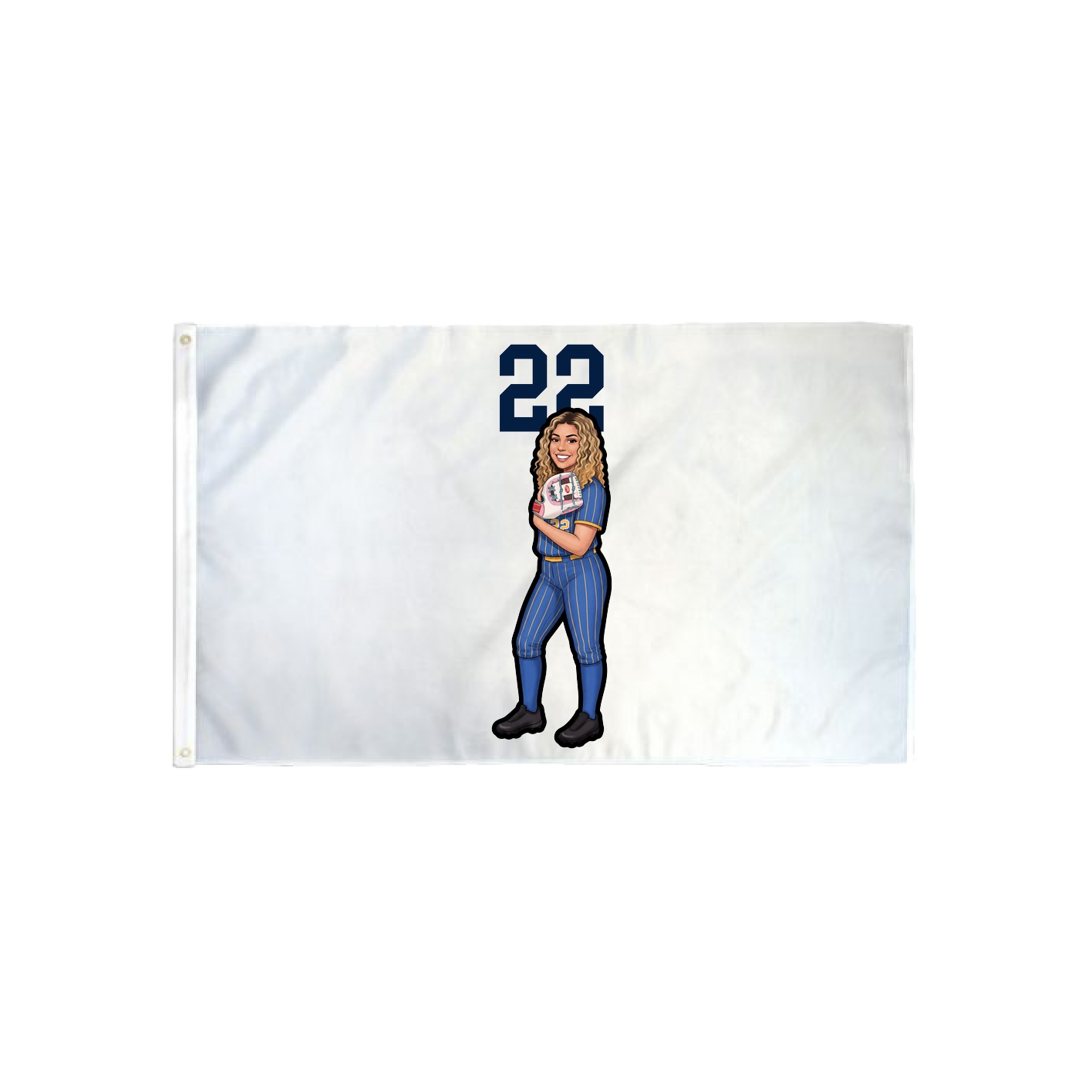 3x5 Flag — Number Top in Classic