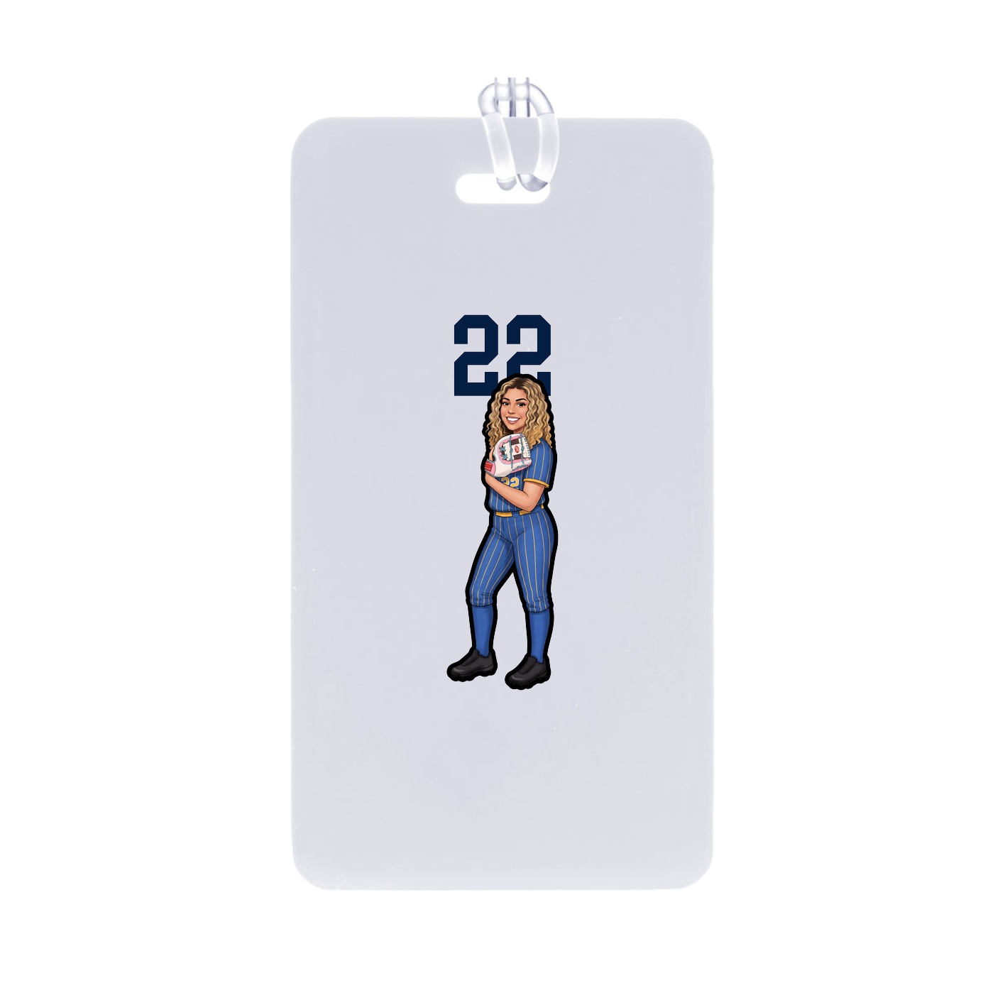 Bag Tag — Number Top in Classic