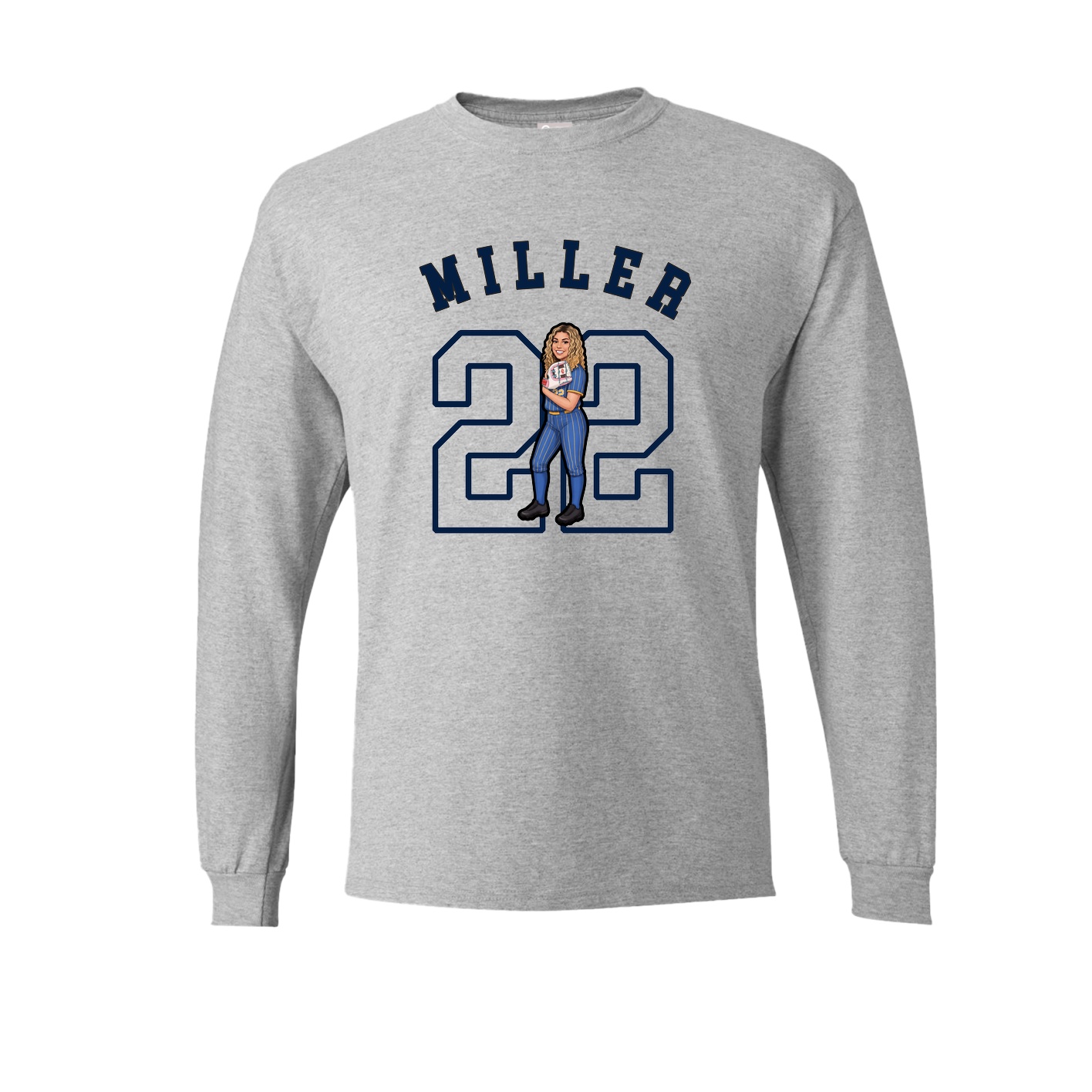 Long Sleeve Tee — Shirsey Arch in Grey