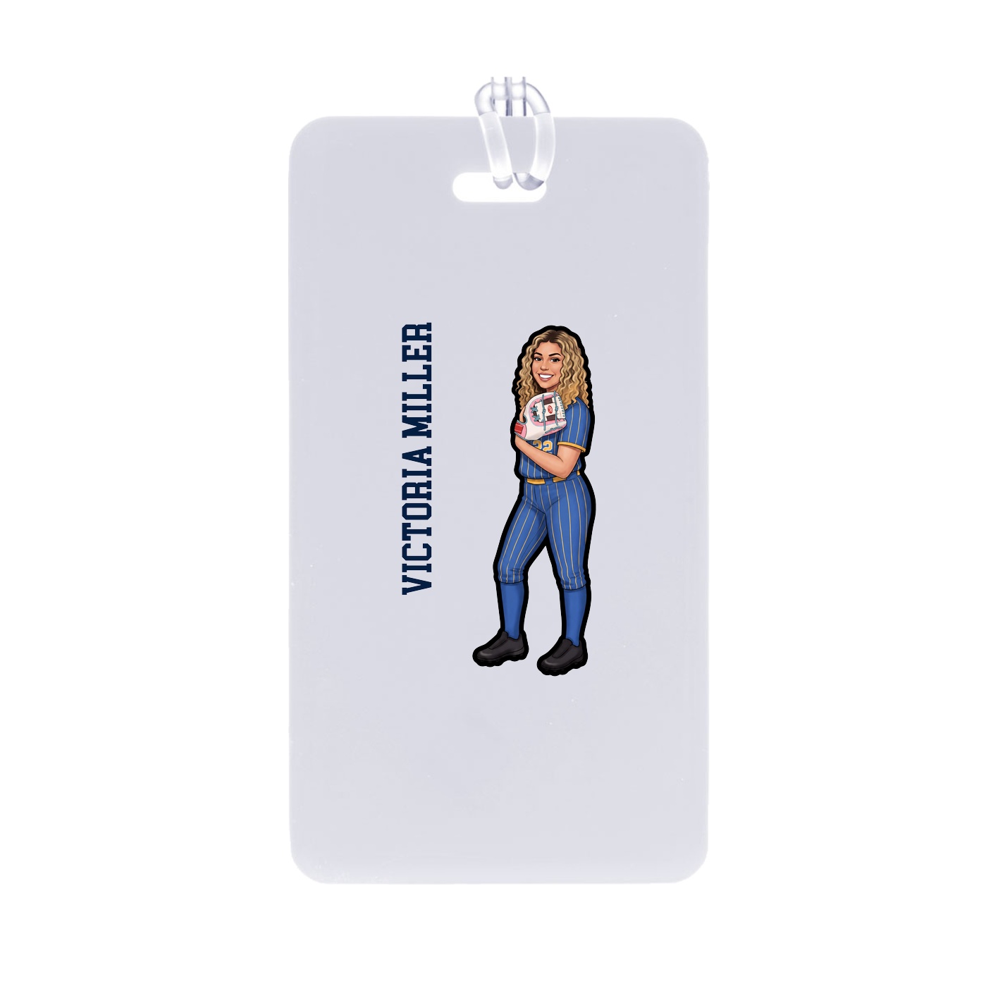 Bag Tag — Name Vertical in Classic