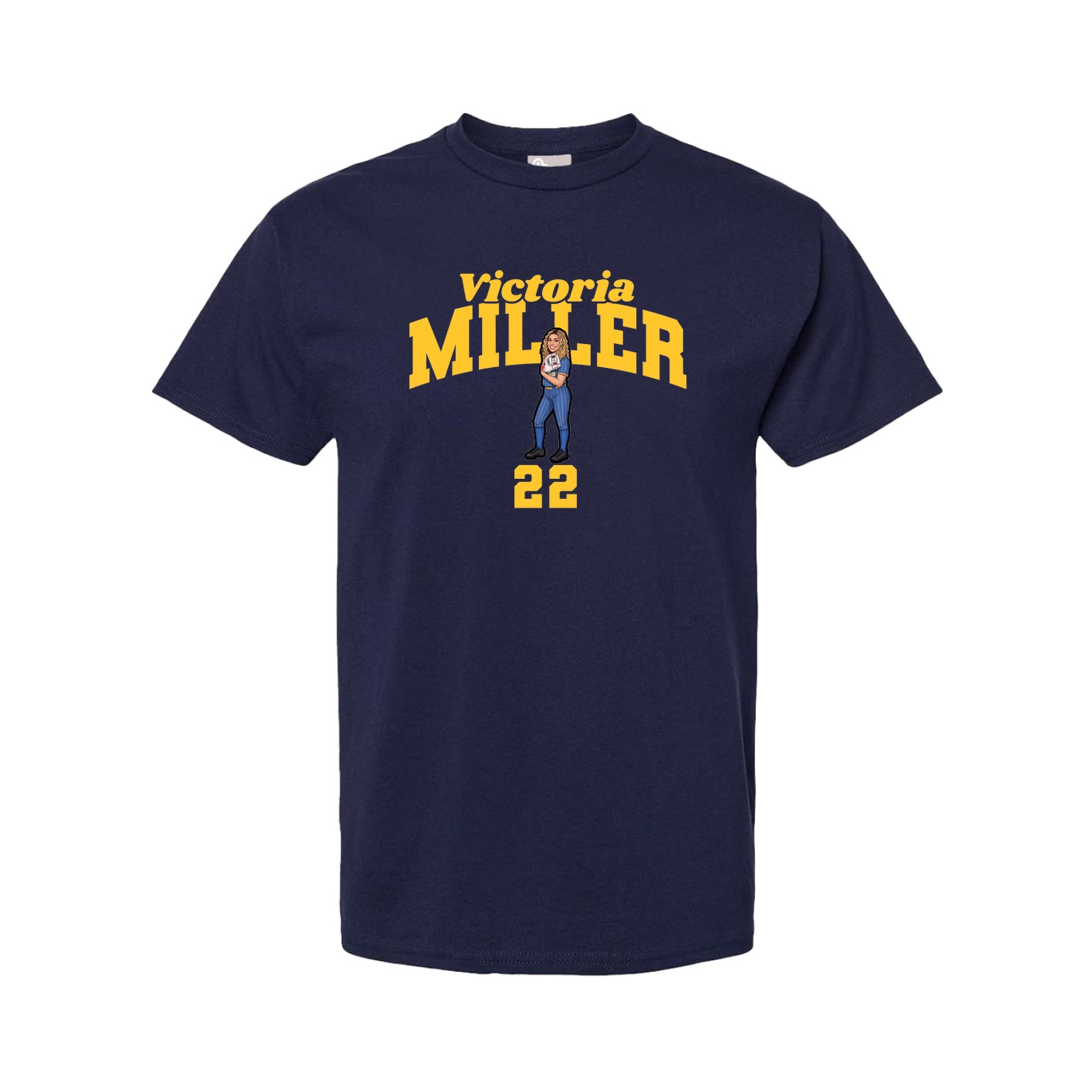 Youth Tee — Signature Arch in Navy