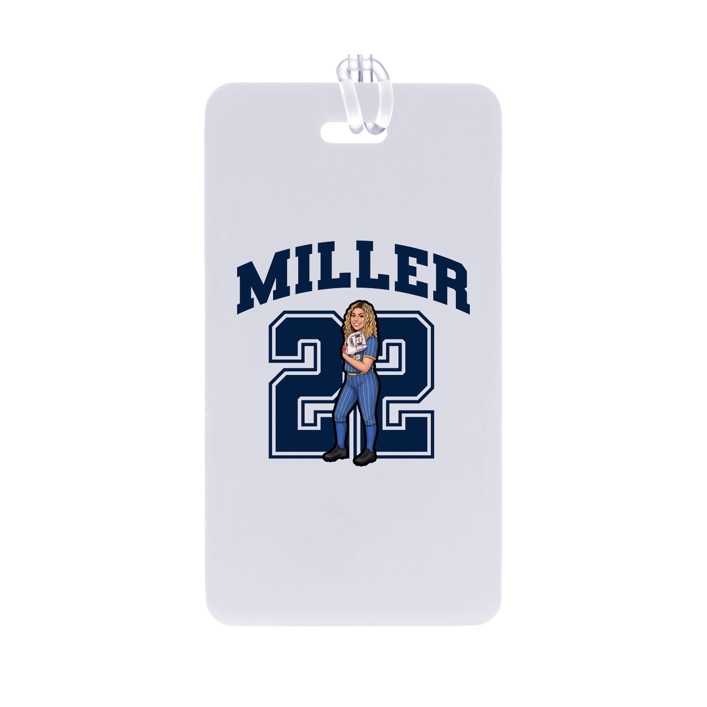 Bag Tag — Number in Classic