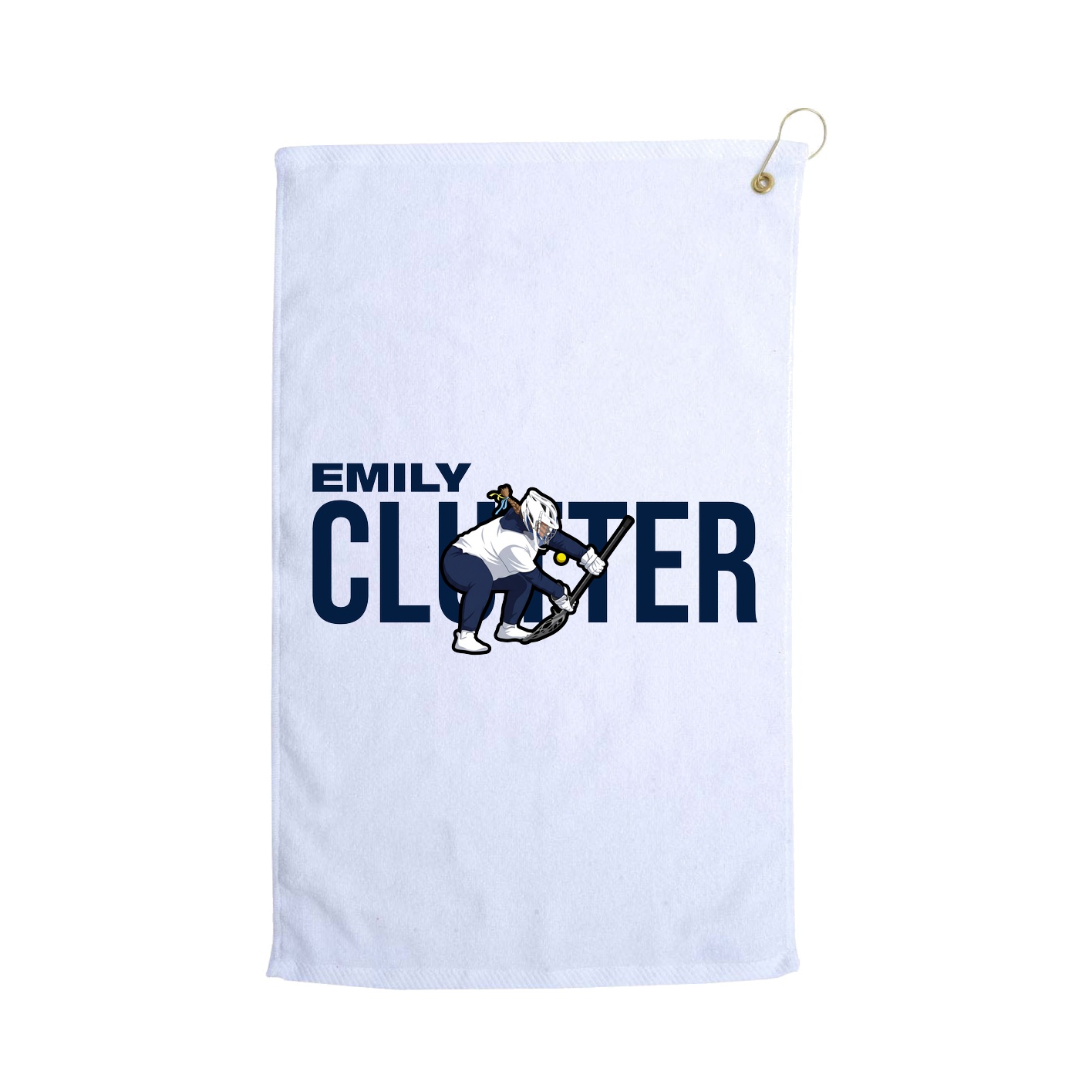 Golf Towel — Player Name in White