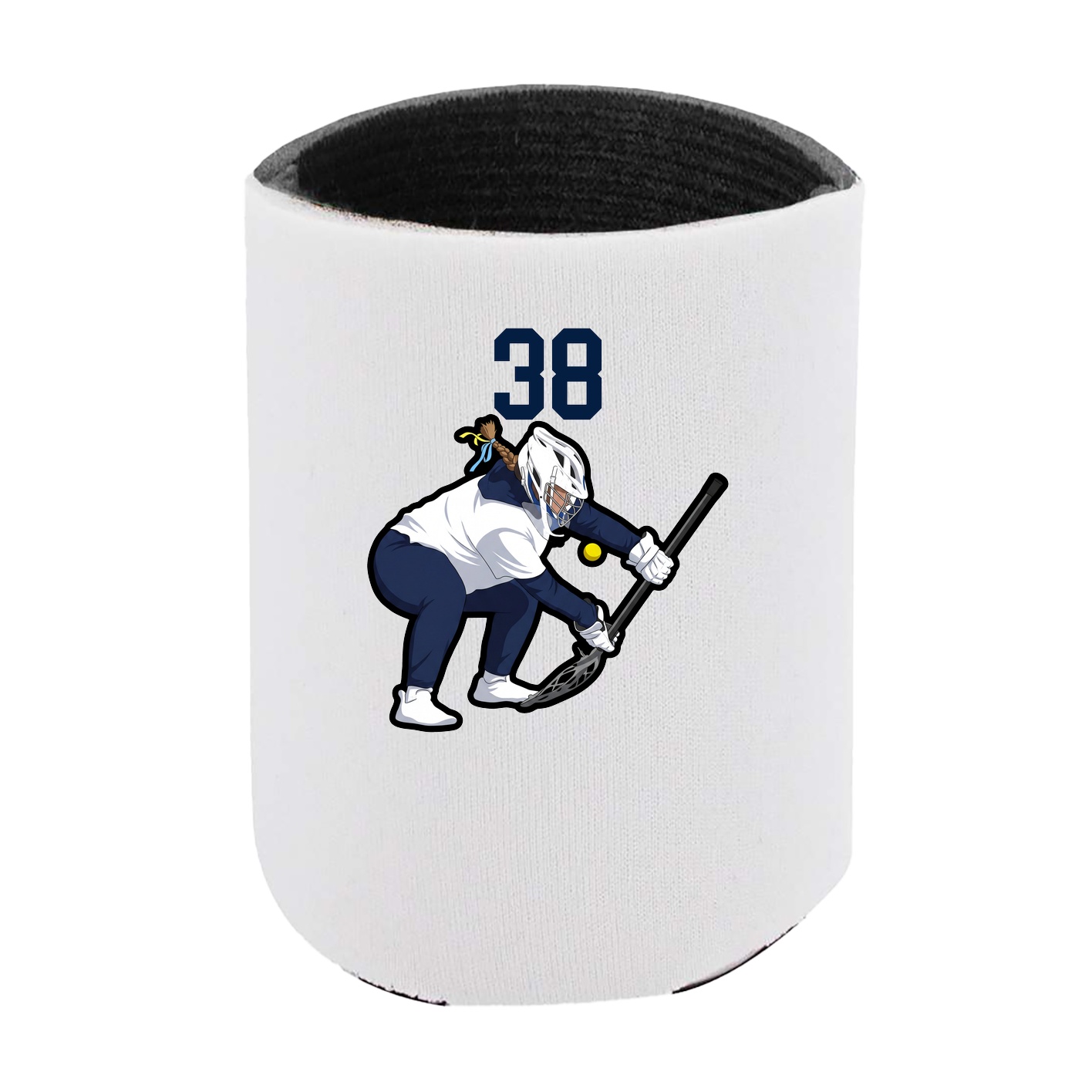 Can Holder — Number Top in White