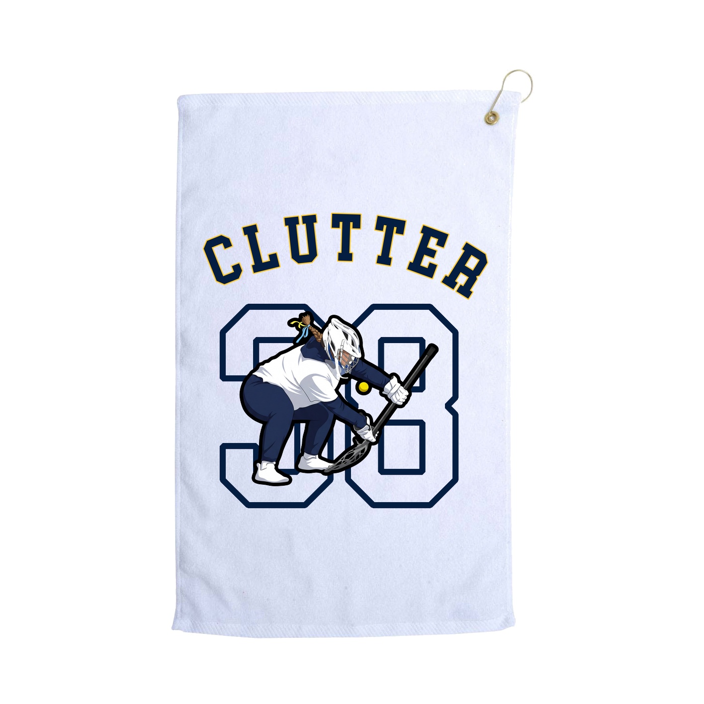 Golf Towel — Shirsey Arch in White