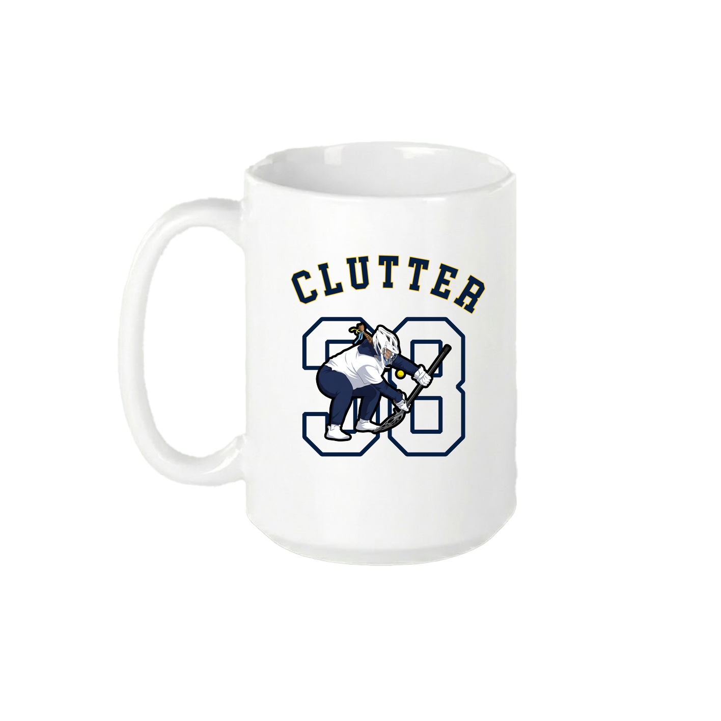 15oz Coffee Mug — Shirsey Arch in White