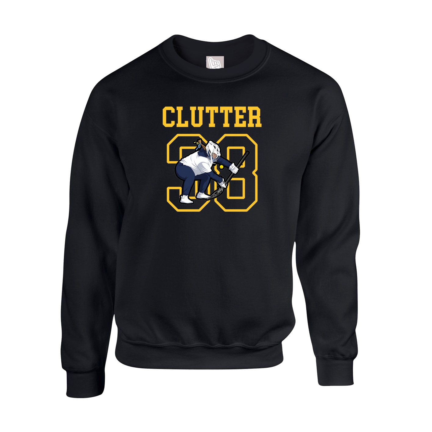Fleece Crew — Shirsey in Black