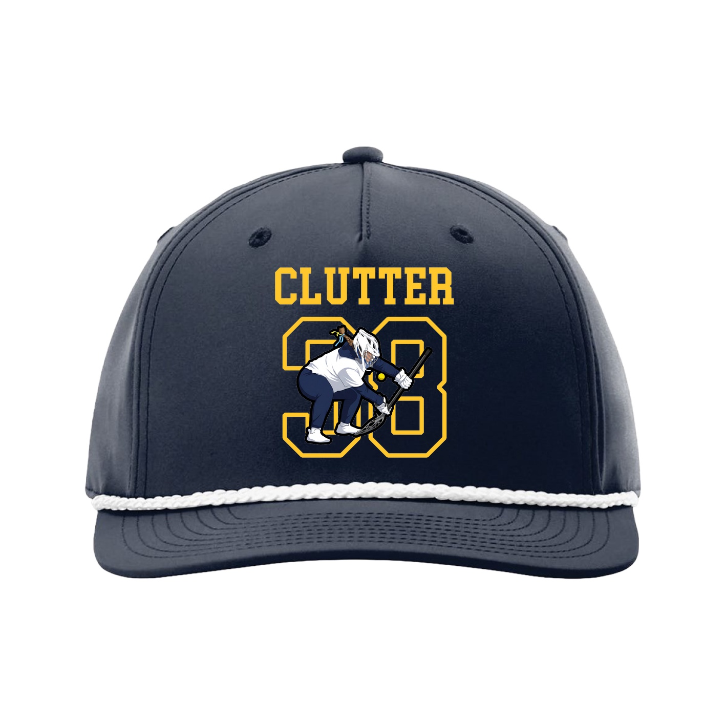 Five-Panel Classic Rope Cap — Shirsey in Navy