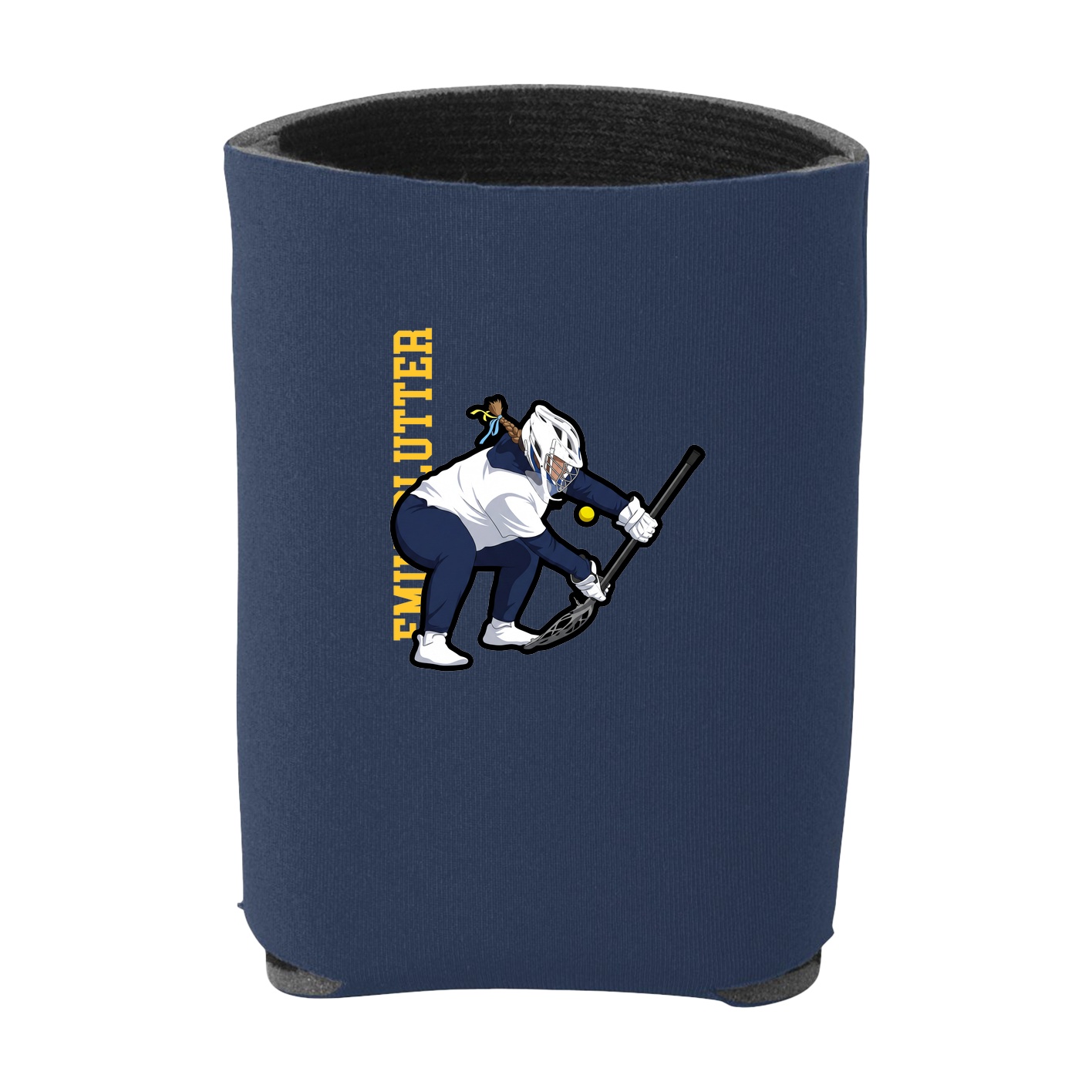 Can Holder — Name Vertical in Navy