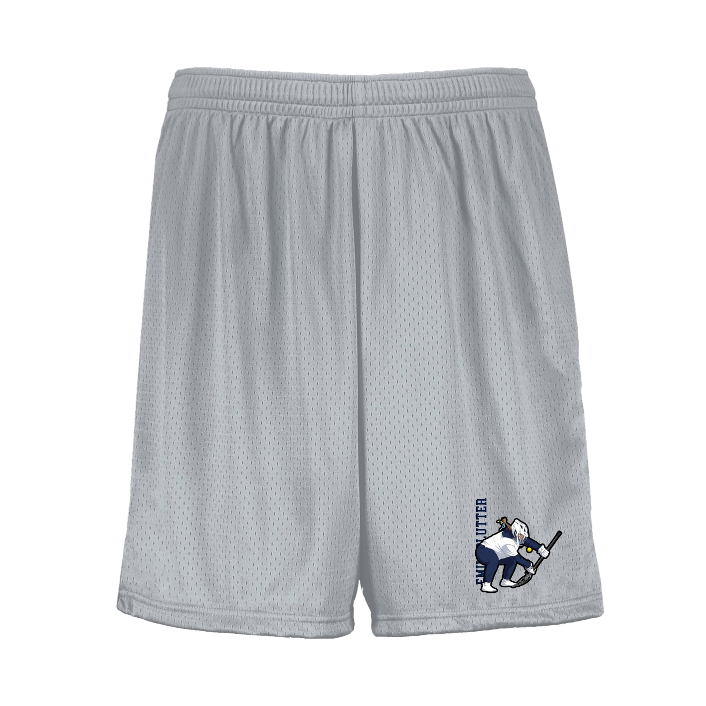 Shorts — Name Vertical in Silver