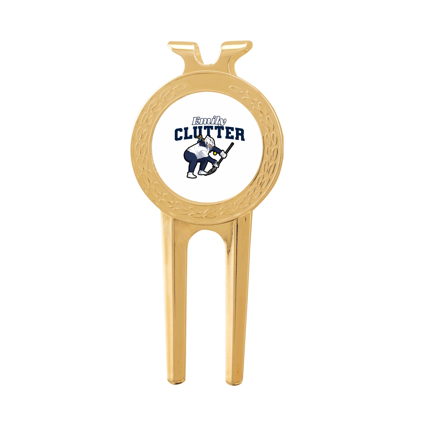 Divot Tool with Ball Marker — Name Arch in Classic