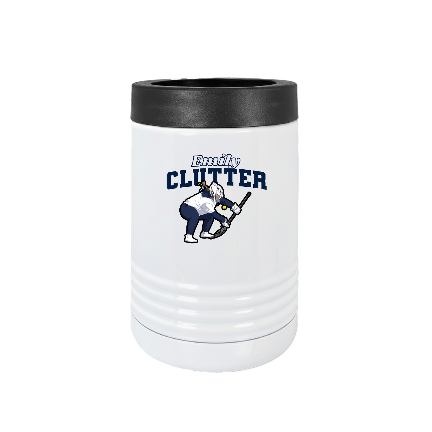 Beverage Holder — Name Arch in White