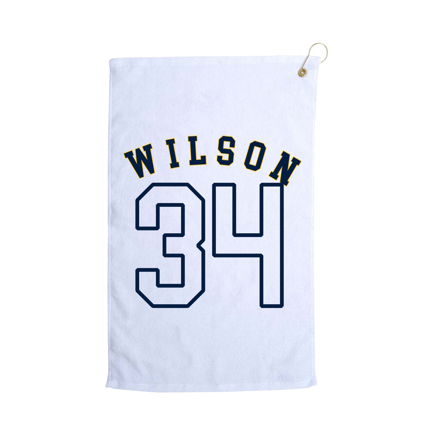 Golf Towel — Shirsey Arch in White