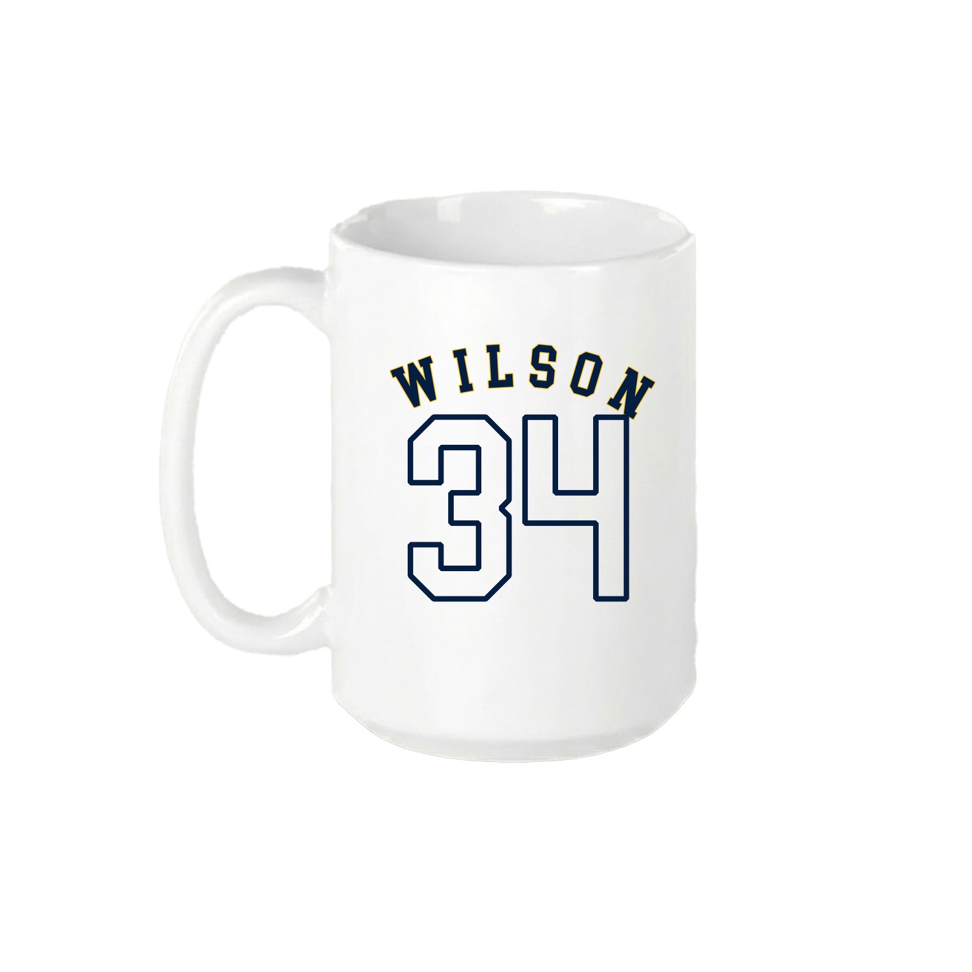 15oz Coffee Mug — Shirsey Arch in White