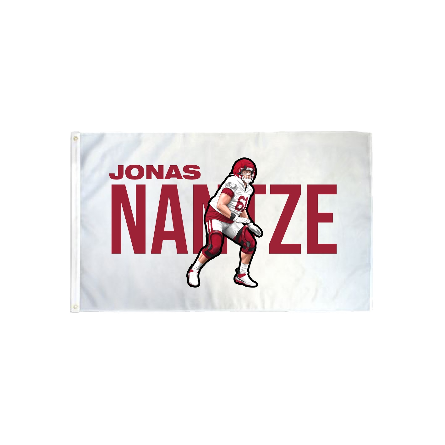 3x5 Flag — Player Name in Classic