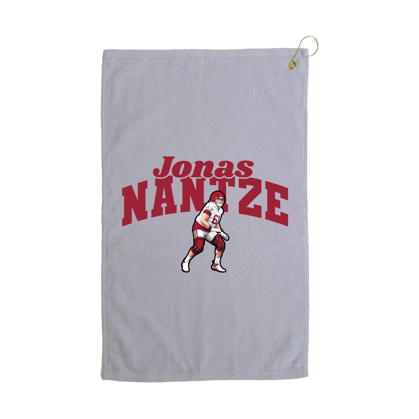 Golf Towel — Signature Arch in Grey