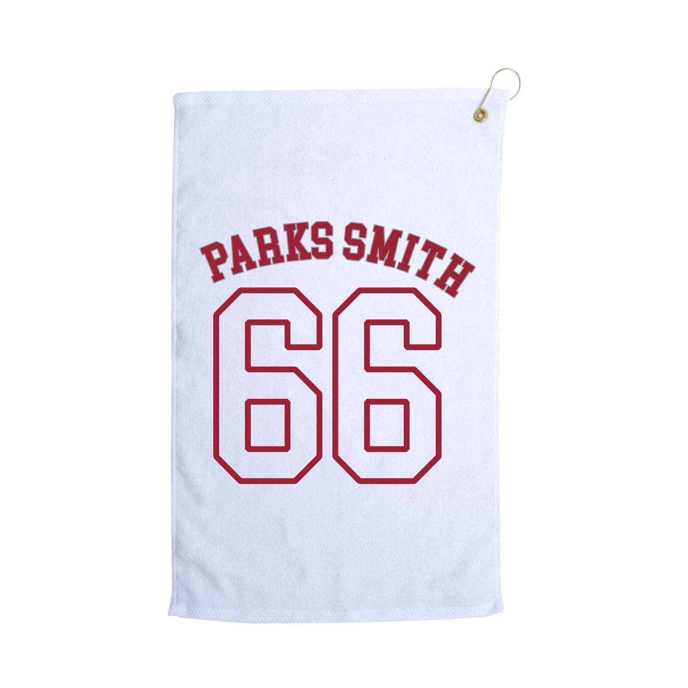 Golf Towel — Shirsey Arch in White