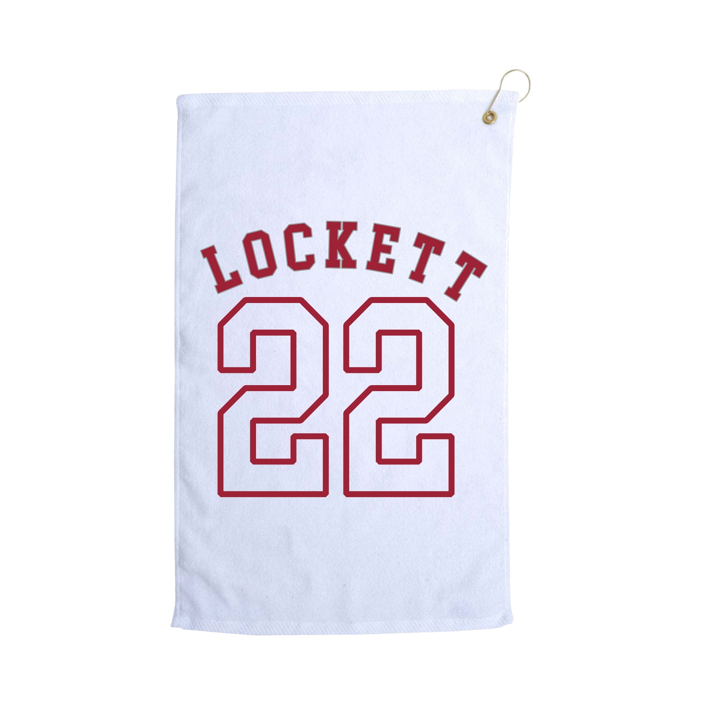 Golf Towel — Shirsey Arch in White
